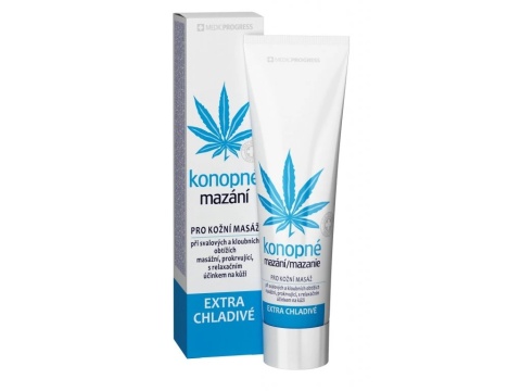 Maść Konopna Chłodząca na Mięśnie, Stawy i Stłuczenia 100ml - Medicprogress