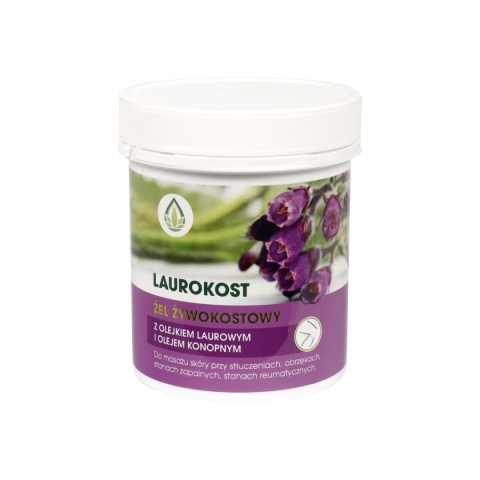 Żel żywokostowy Laurokost z olejkiem laurowym i konopnym